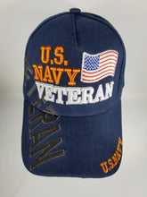 Load image into Gallery viewer, U.S. Navy Veteran w/Flag
